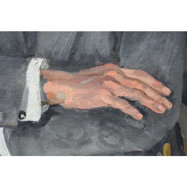 Ignaz Kaufmann, Portrait of a Gentleman, 1925, Oil Painting on Canvas, Framed For Sale - Image 7 of 9