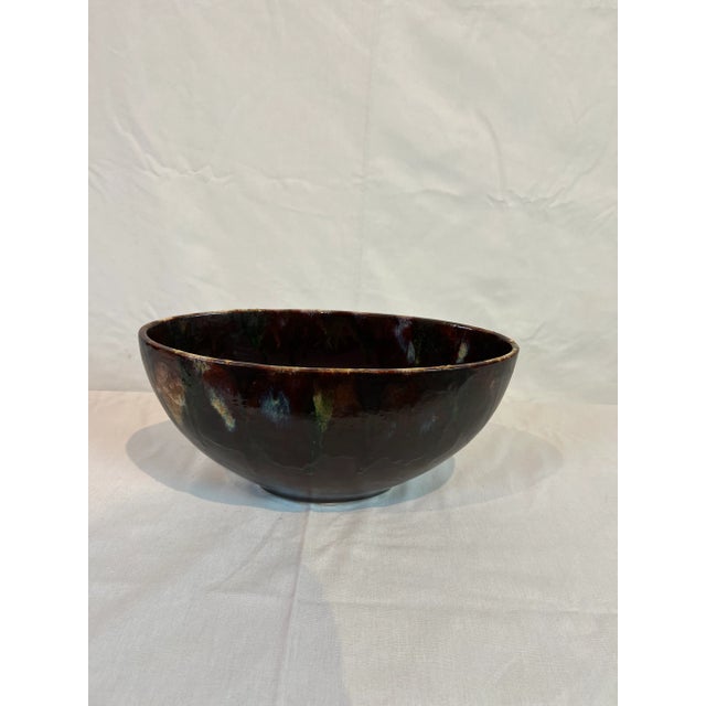 1990s Italian Hand Painted Oval Centerpiece For Sale - Image 12 of 13