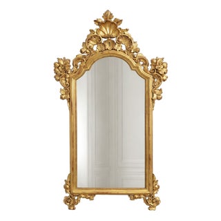 Rococo Gilt Mirror, 1890s For Sale