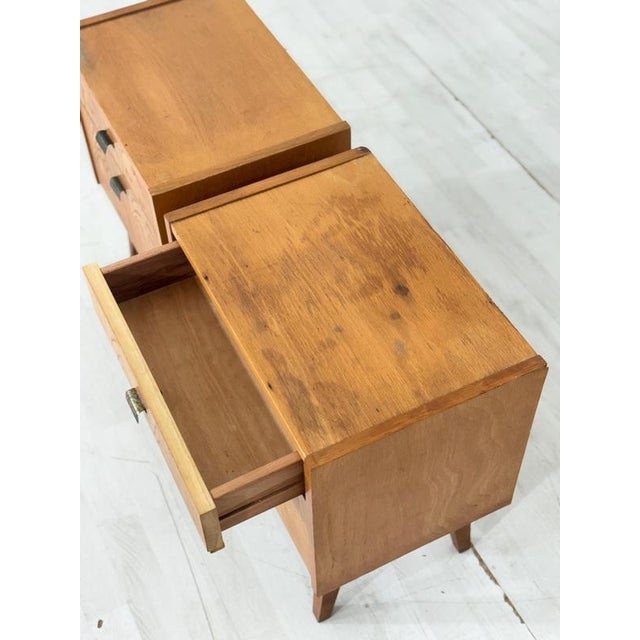 Mid-Century Bedside Tables, Set of 2 For Sale - Image 5 of 11