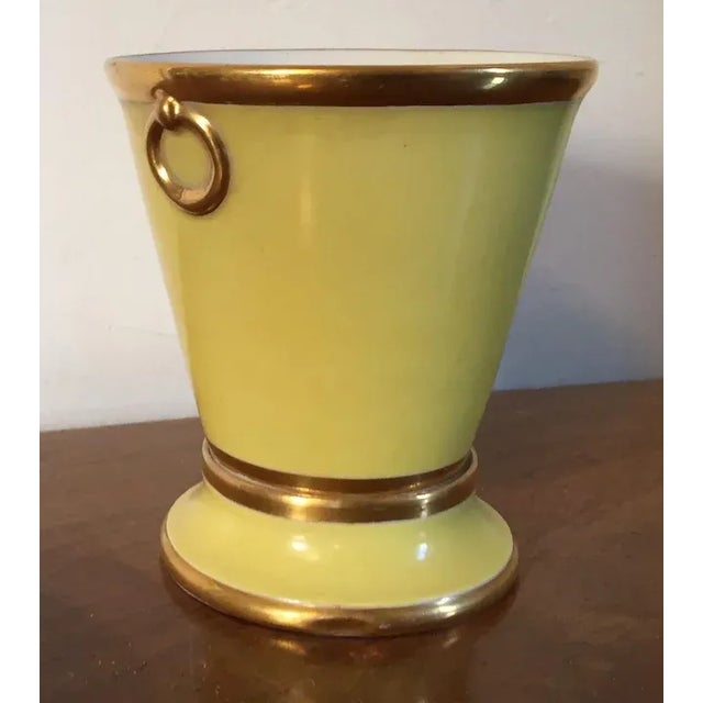 Early 19th Century 1805 Chamberlain's Worcester Porcelain Cachepot Vase For Sale - Image 5 of 11