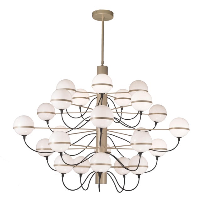 Italian 21st Century Globo Chandelier by Fabio LTD For Sale - Image 3 of 5