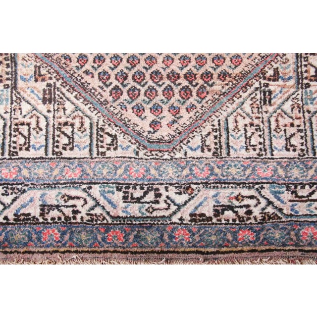 Semi-Antique Middle Eastern Mir Rug For Sale - Image 4 of 9