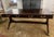 Maitland - Smith Maitland-Smith Embossed Leather Wrapped Partners Desk W/ Brass Hardware For Sale - Image 4 of 18