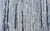 Textile Modern Runner Rug in Soft Gray With Subtle Blue Tones and Linear Pattern For Sale - Image 7 of 10