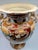 Antique Japanese Satsuma Moriage Vase With Samurai Scene & Figural Handles – 14” For Sale - Image 9 of 18