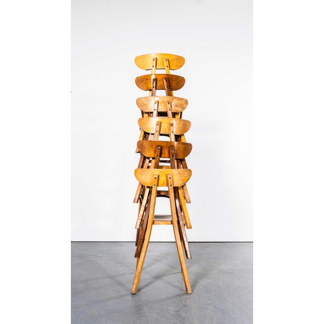 Plastic Harlequin Flat Seat Whale Tail Dining Chair, 1960 For Sale - Image 7 of 13