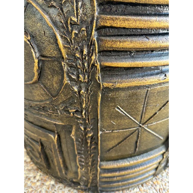 Adrian Pearsall Attributed to Adrian Pearsall Brutalist Drum Table Set For Sale - Image 4 of 4