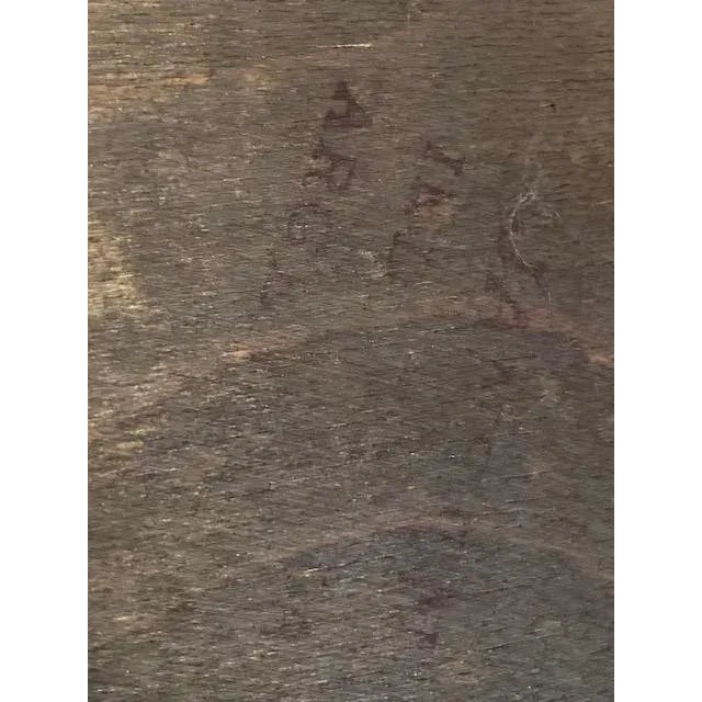 Early 20th Century Maison Jansen Verre églomisé French Style Mid Century Carved Gilt Mirror For Sale - Image 12 of 12