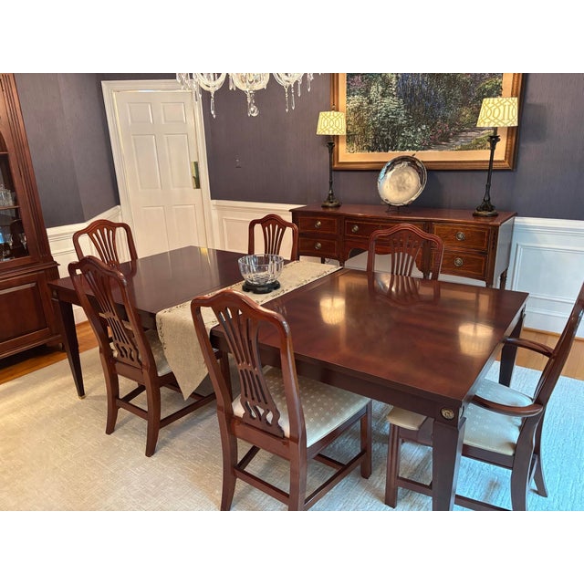 Late 20th Century Beautiful America Drew Chippendale Dining Chairs - Set of 6 For Sale - Image 4 of 18