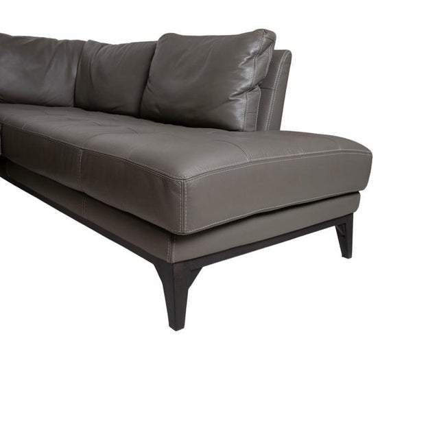 Serenity Leather Corner Sofa from Roche Bobois For Sale - Image 4 of 16