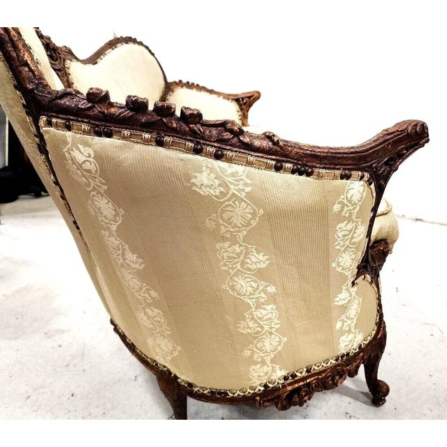 Vintage Sofa by Carol Hicks Bolton & E J Victor With Pillows For Sale - Image 10 of 12