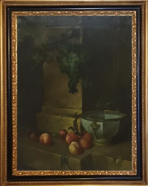 Salvatore Marinelli, Italian Still Life, Oil on Canvas, Framed