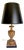 Vintage Neoclassical Whitewashed Carved Wood Urn Table Lamp With Black Shade For Sale