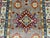 Olive Extra-Long Olive Gold Kazak-Style Wool Runner Rug With Geometric Medallions, 2'7" X 14'8" For Sale - Image 8 of 18