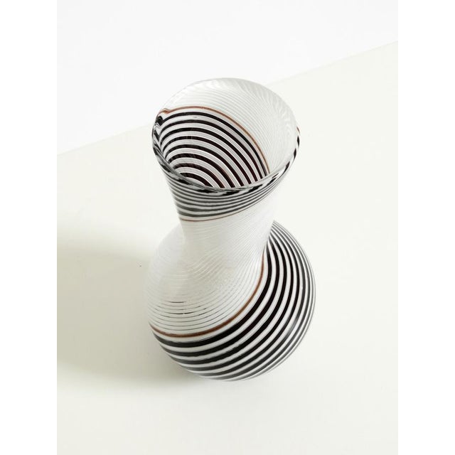 Glass Mid-Century Italian Murano Glass Vase by Dino Martens for Aureliano Toso, 1950s For Sale - Image 7 of 18