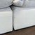 Crate & Barrel Lotus Modern 3-Seat Sofa in Light Beige For Sale In San Francisco - Image 6 of 9