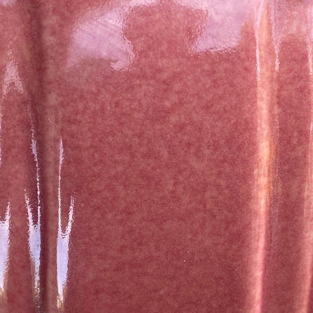 Blush Pink Geometric Ceramic Table Lamp For Sale - Image 9 of 13