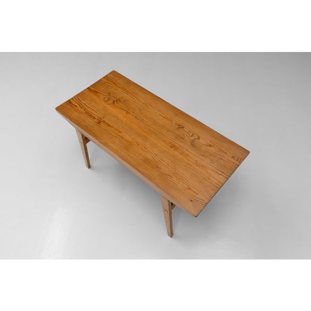 Mid-Century Modern Swedish Pine Coffee Table, 1960 For Sale - Image 3 of 7