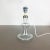 1960s Danish Modern Drop Clear Glass Table Light Base from Holmegaard, 1960s For Sale - Image 5 of 16