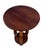Art Deco French Art Deco Walnut Circular Tripod Occasional Table For Sale - Image 3 of 7