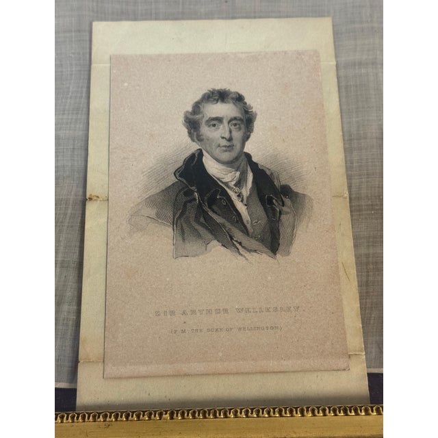 Sir Arthur Wellesley, 1st Duke of Wellington's Silk Handkerchief, Framed For Sale - Image 18 of 18