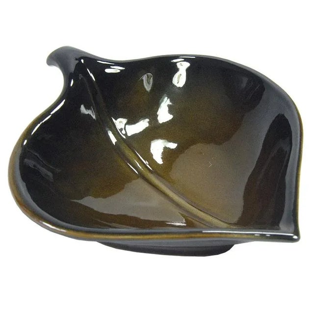 Italian Ceramic Leaf Dish, 1960s For Sale - Image 11 of 11