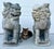 Rare Late 19th Century Meiji Era Japanese Granite Komainu Guardian Lions Hand Carved Stone Foo Dogs / Shishi Pair (c....