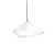 Emily II White Semi Matte Pendant by Daniel Becker For Sale
