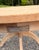 Contemporary Modern Solid Teak Round Pedestal Outdoor Dining Table For Sale - Image 3 of 5