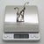 Metal Vintage Italian Handmade Genuine Silver Modern Design Giraffes Figurine Miniature For Sale - Image 7 of 8
