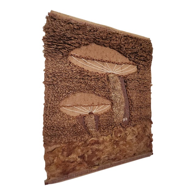 Don Freedman Mushroom Fibre Artwork Tapestry For Sale