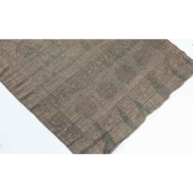Mid 20th Century Doris Leslie Blau Vintage Kilim Runner with Subtle Bamboo Motif For Sale - Image 5 of 7
