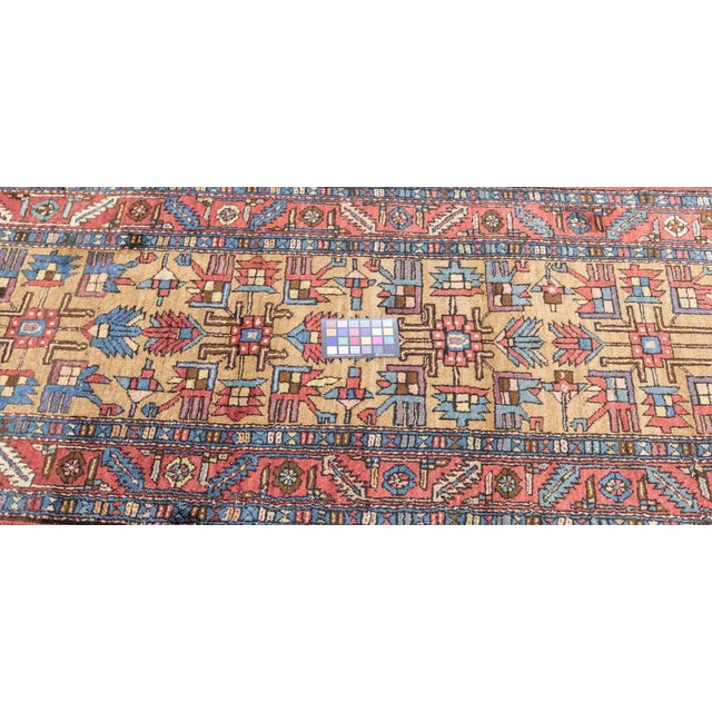 Traditional Antique Bakshayesh Rug 3' x 12'11'' For Sale - Image 3 of 12