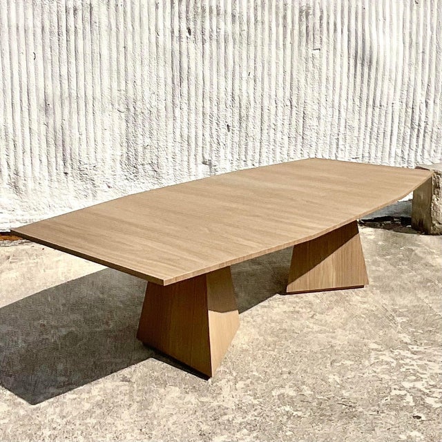 Keith Fritz Fine Furniture Vintage Contemporary “Divine” Faceted Dining Table After Keith Fritz For Sale - Image 4 of 10