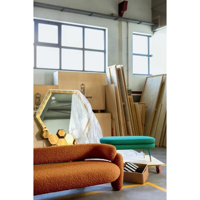 Wood Embrace Cormo Indigo Sofa by Royal Stranger For Sale - Image 7 of 8