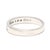 Early 21st Century 0.45ctw Diamond Band Ring, Platinum, Ring Size 8, Stackable For Sale - Image 5 of 6