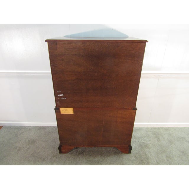 Statton Solid Cherry High Chest of Drawers For Sale - Image 9 of 10