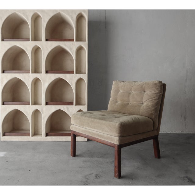 Mid-Century Modern Pair of Mid 20th Century Slipper Chairs Attributed to Harvey Probber For Sale - Image 3 of 6