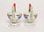 Pair of Hand Painted Vintage Italian Ceramic Rooster Compotes/Vases by De Simone For Sale In New York - Image 6 of 18