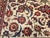 Vintage Persian Isfahan Rug, Hand-Knotted Wool, Floral Pattern, Ivory & Red, 7x11 For Sale - Image 18 of 18
