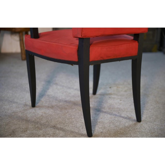 Bridge Armchair by Jean Pascaud, 1940s For Sale - Image 12 of 15