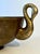 Early 20th Century French Art Deo Patinated Bronze Bowl with Swan Handles Flanking Sides For Sale - Image 5 of 8