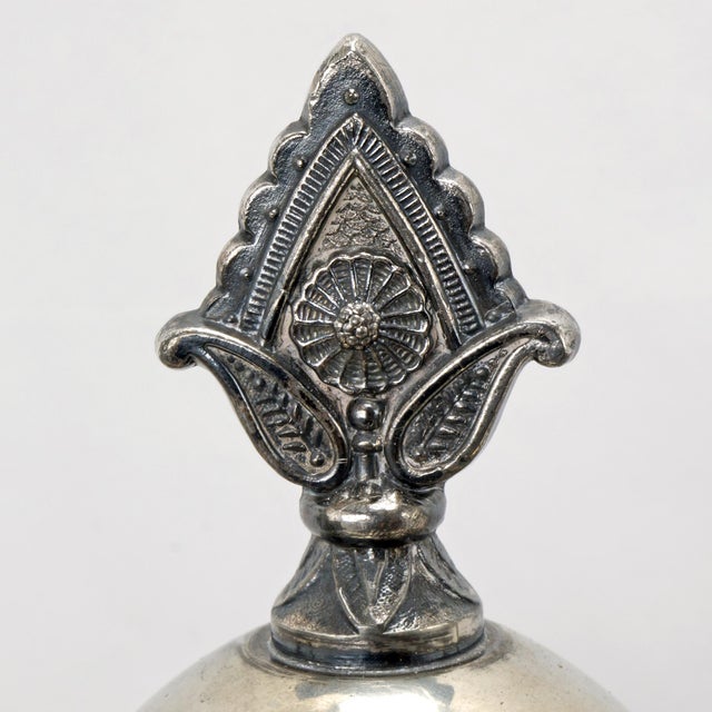 Victorian Aesthetic Movement Silverplate Tilting Water Pitcher Rogers & Brittin Circa 1870 For Sale - Image 11 of 16