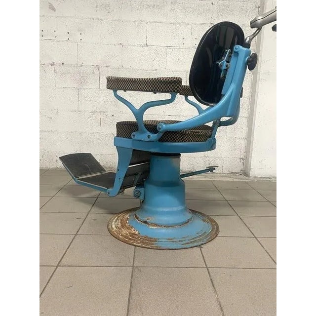 1940s Barbiere Chair from F.lli Zerbini, Italy, 1940s For Sale - Image 5 of 13