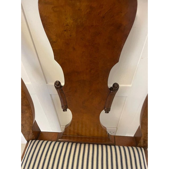 Victorian Burr Walnut Dining Chairs, 1880s, Set of 12 For Sale - Image 18 of 18