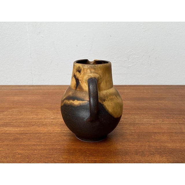 Mid-Century German Studio Pottery Carafe Vase by Otto Wichmann, 1960s For Sale - Image 14 of 18