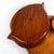 Wood 1960s Sculptural Teak Wood Two Leaf Shape Sectioned Plates For Sale - Image 7 of 9