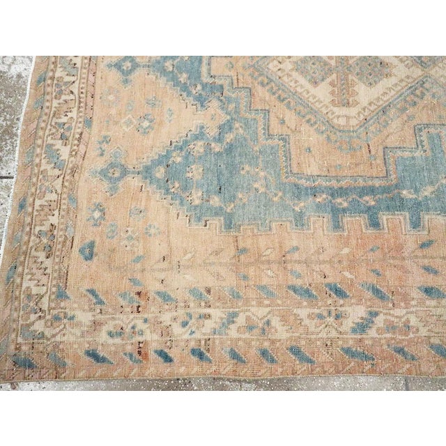 Mid 20th Century Galerie Shabab Collection Mid-20th Century Persian Afshar Accent Rug For Sale - Image 5 of 7