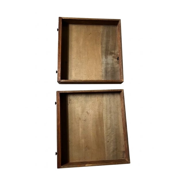 Brown Antique Late 19th Century Sheraton Style Mahogany Two-Drawer Side Table For Sale - Image 8 of 11